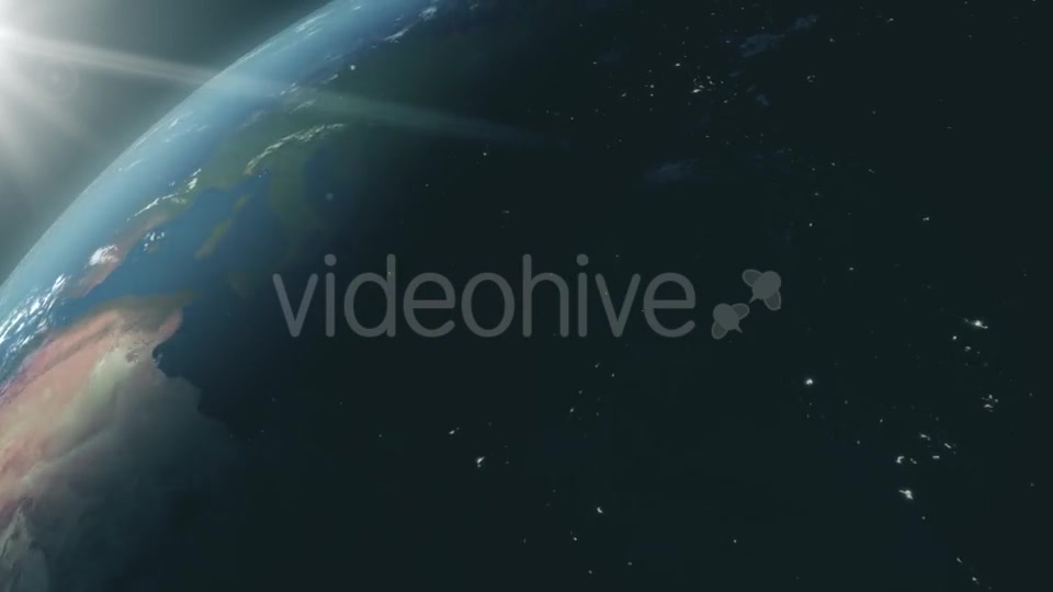 Rotating Earth Globe View From Space Videohive 19511897 Motion Graphics Image 7