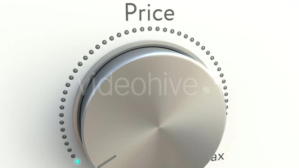 Rotating Knob with Price Inscription Videohive 19845081 Motion Graphics Image 1