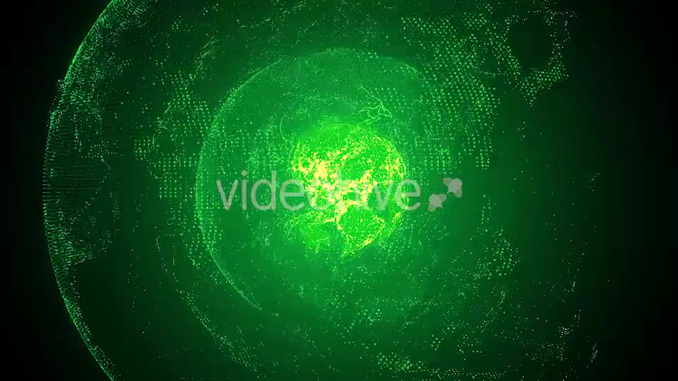 Rotating Looped Green Planet Earth HD Videohive 18670007 Motion Graphics Image 3