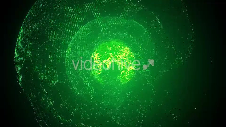 Rotating Looped Green Planet Earth HD Videohive 18670007 Motion Graphics Image 4