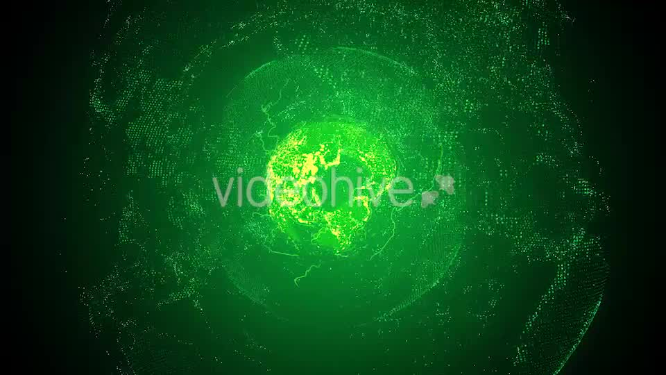 Rotating Looped Green Planet Earth HD Videohive 18670007 Motion Graphics Image 7