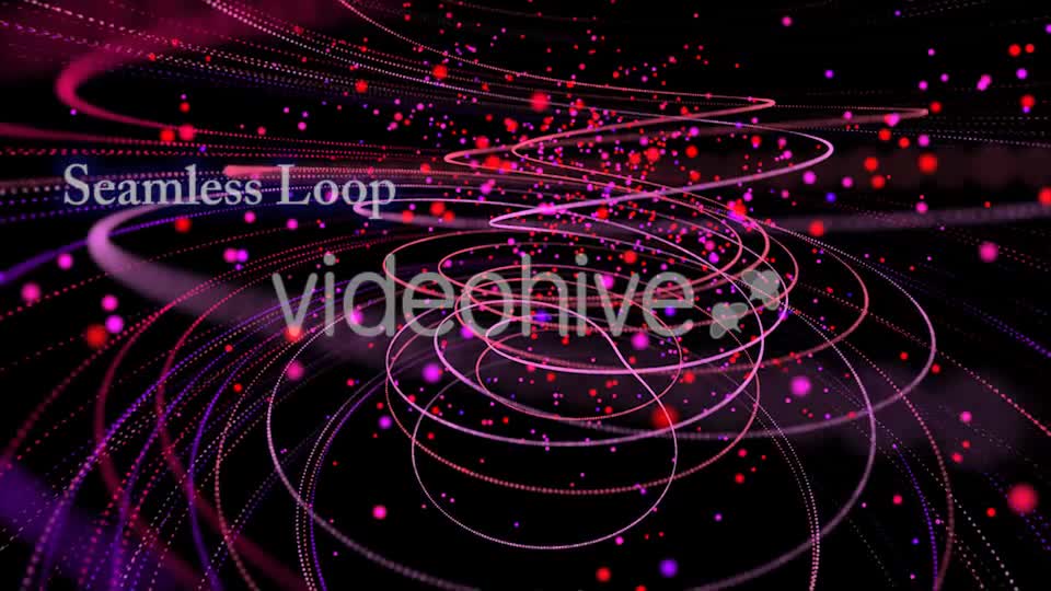 Rotating Purple Lines and Particles Videohive 19999119 Motion Graphics Image 1