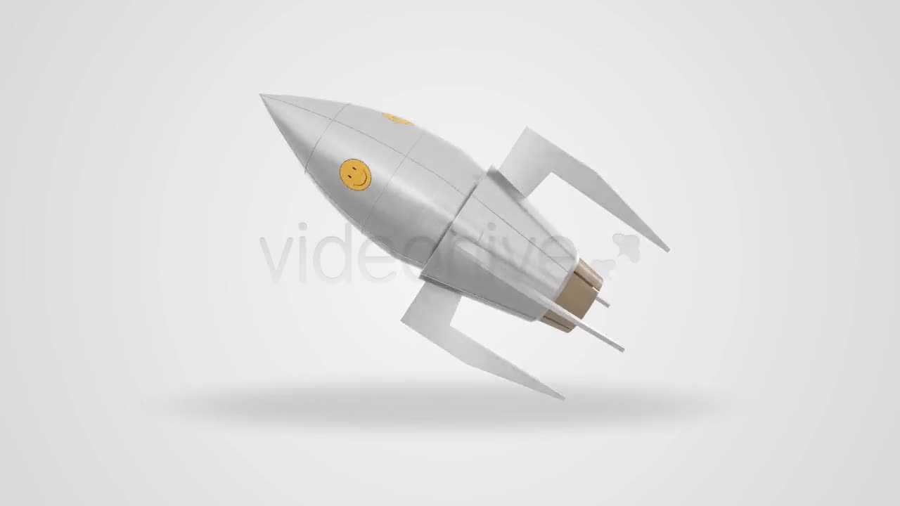 Rotating Rocket Videohive 7036435 Motion Graphics Image 1
