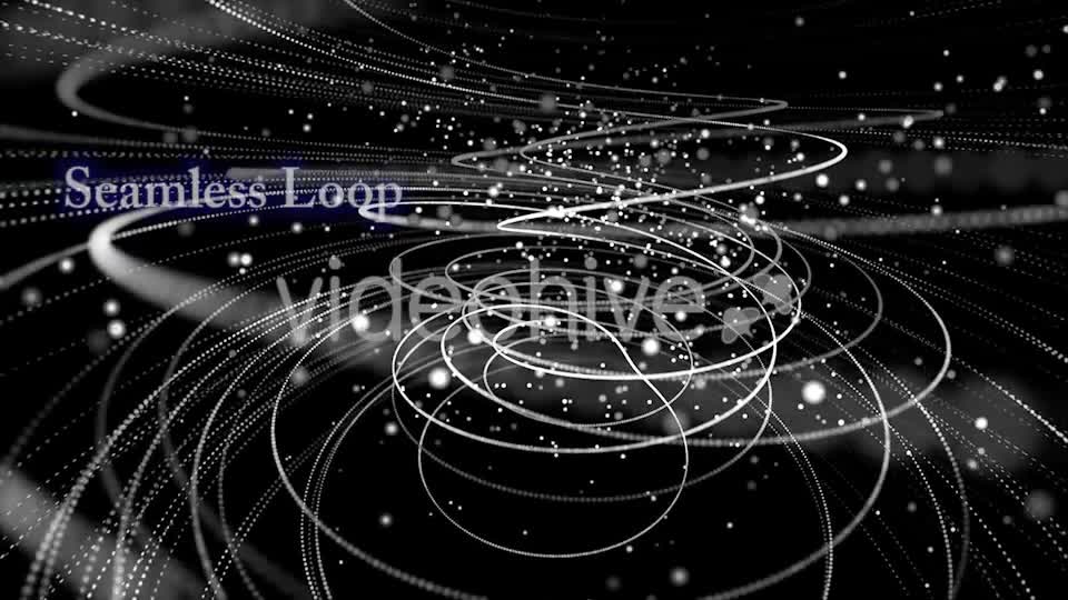 Rotating White Lines and Particles Videohive 19999141 Motion Graphics Image 1