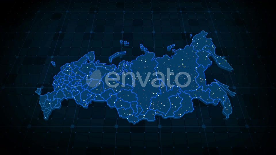 Russia Map 4k Videohive 23647189 Motion Graphics Image 7