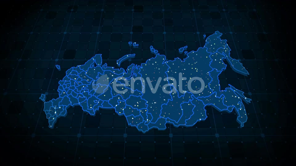 Russia Map 4k Videohive 23647189 Motion Graphics Image 8