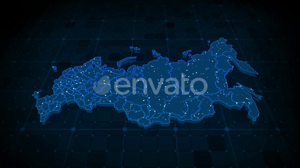 Russia Map Hd Videohive 23499243 Motion Graphics Image 3