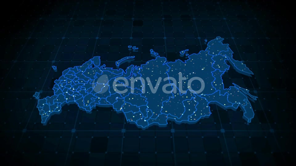 Russia Map Hd Videohive 23499243 Motion Graphics Image 4