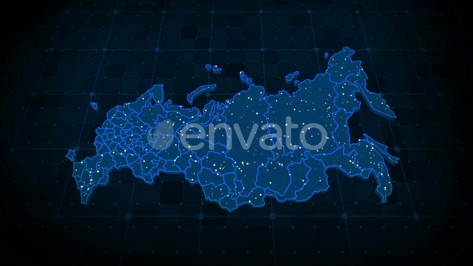 Russia Map Hd Videohive 23499243 Motion Graphics Image 9