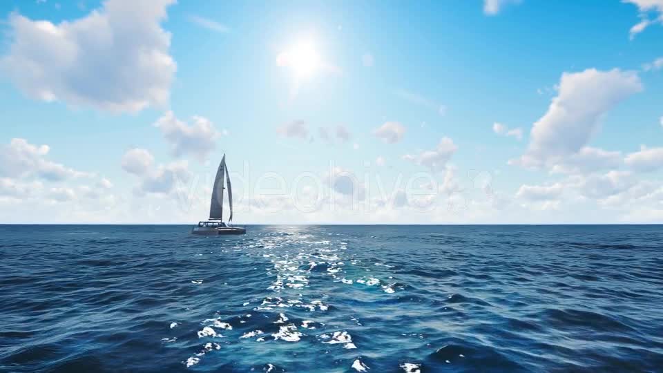 Sailing Catamaran Videohive 20709428 Motion Graphics Image 1
