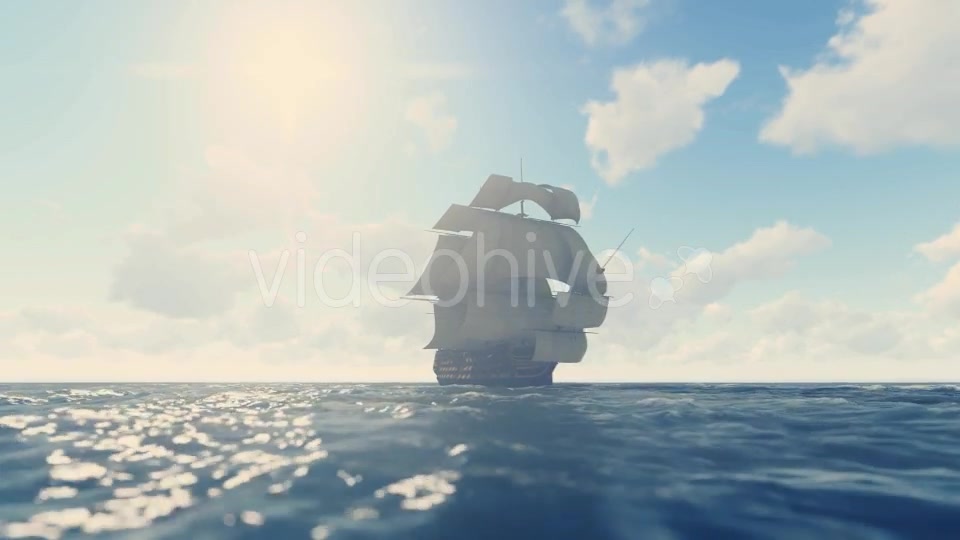 Sailing Galleon Sunny Videohive 16824557 Motion Graphics Image 2