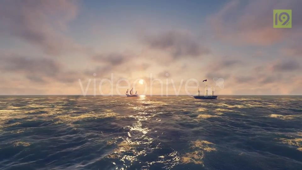Sailing Ship In An Ocean Videohive 19955859 Motion Graphics Image 4