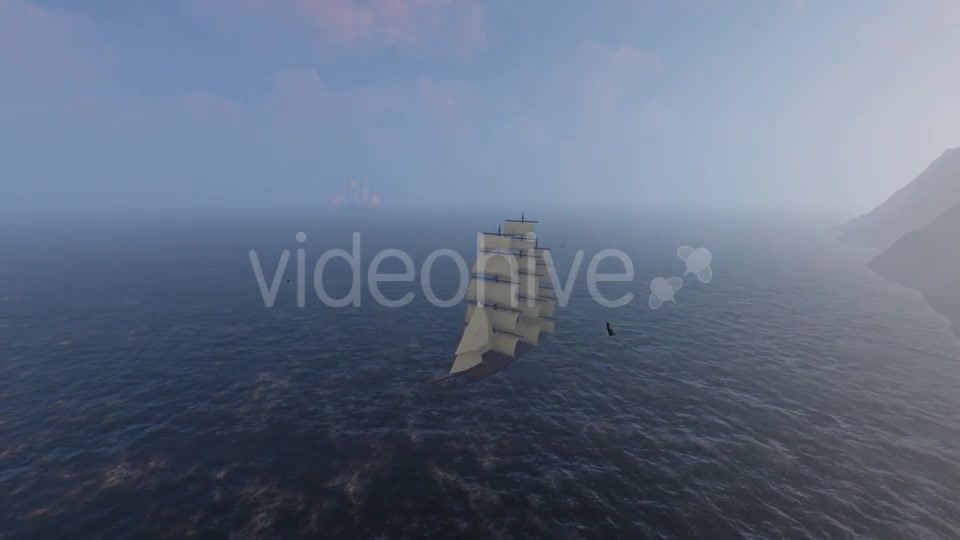 Sailing Ship with Fog Videohive 21395245 Motion Graphics Image 4