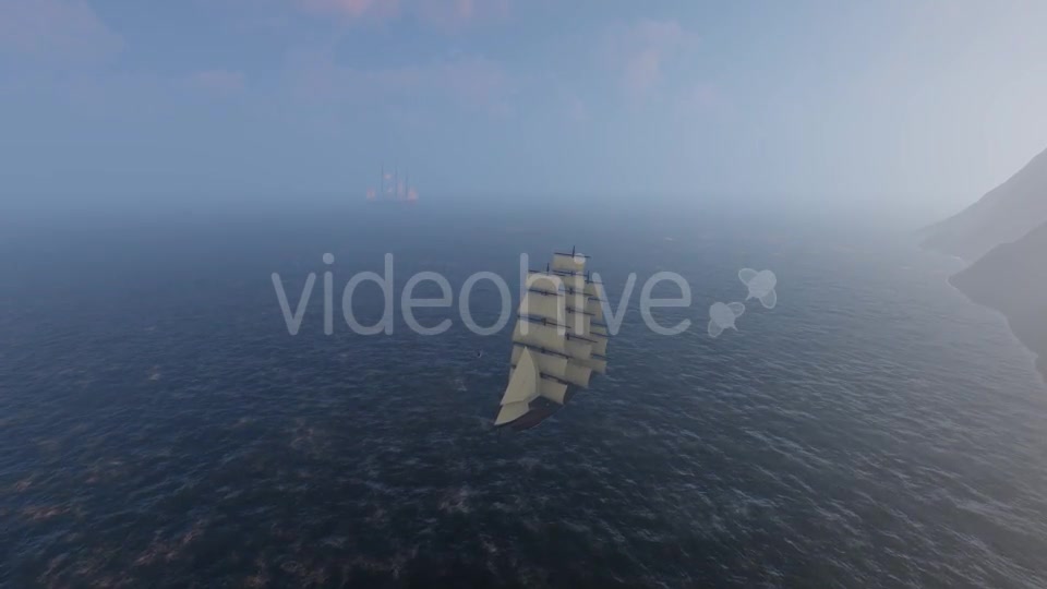 Sailing Ship with Fog Videohive 21395245 Motion Graphics Image 5