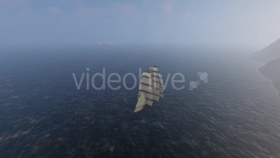 Sailing Ship with Fog Videohive 21395245 Motion Graphics Image 6