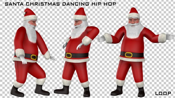 Santa Christmas Dancing Hip Hop - 20932057 Download Videohive
