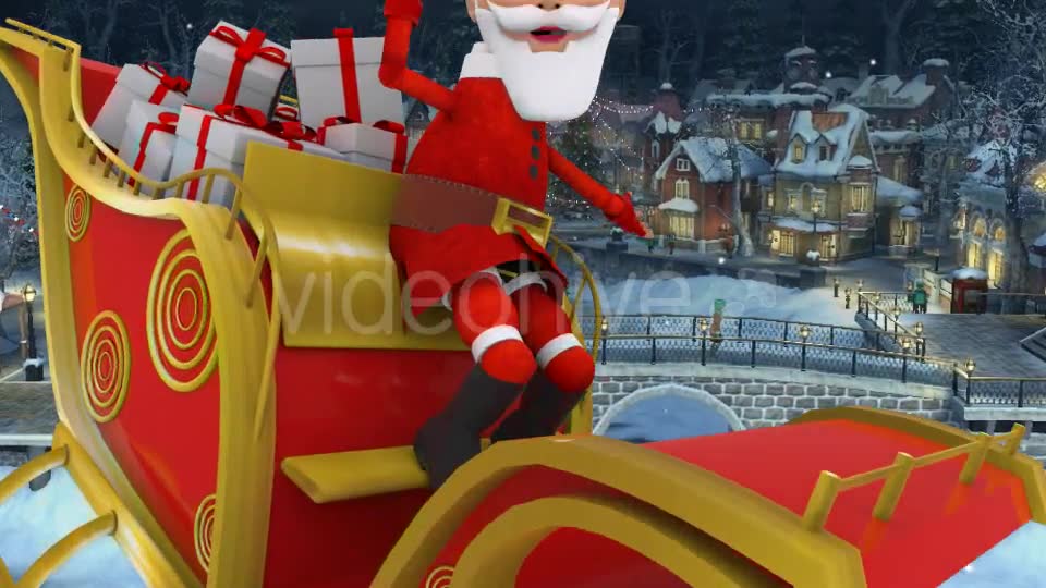 Santa Claus Sleigh Transition Videohive 18950228 Motion Graphics Image 2