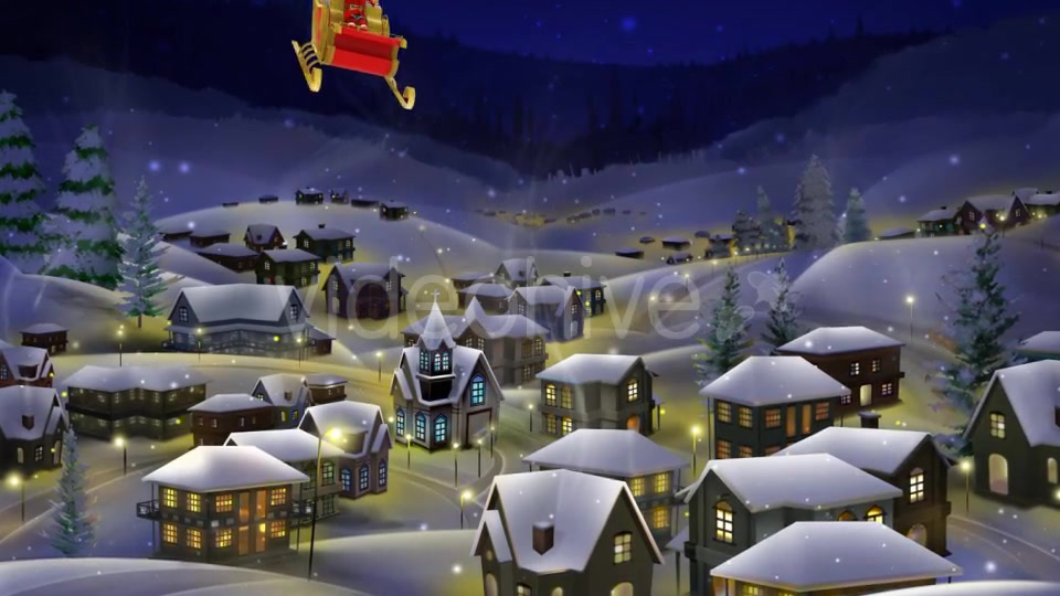 Santa Claus Sleigh Transition Videohive 18950228 Motion Graphics Image 3