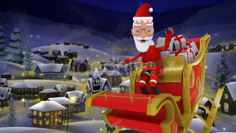 Santa Claus Sleigh Transition Videohive 18950228 Motion Graphics Image 4