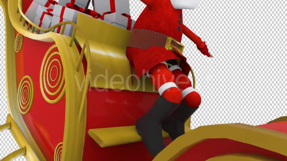 Santa Claus Sleigh Transition Videohive 18950228 Motion Graphics Image 9