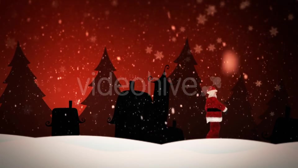 Santa Claus Walking in Snow Covered Field Videohive 18664766 Motion Graphics Image 7