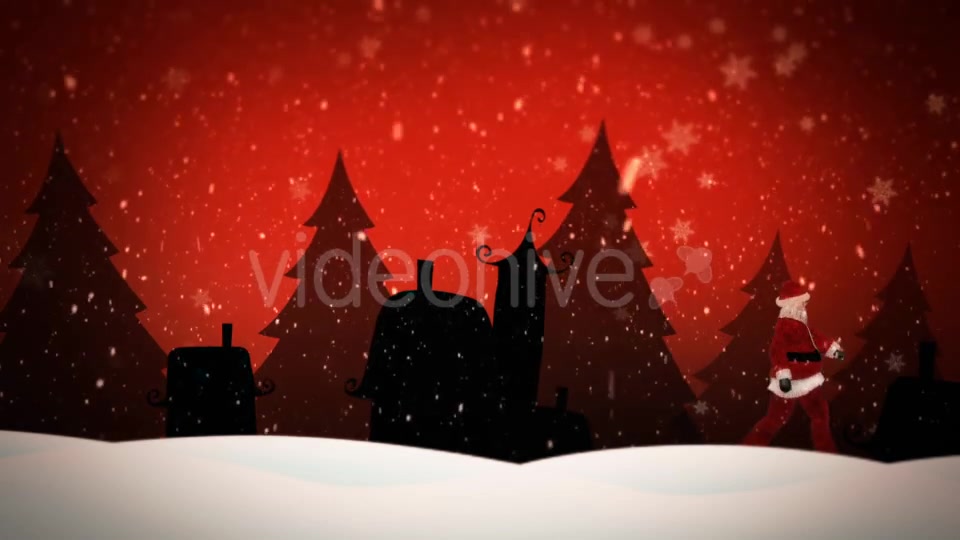 Santa Claus Walking in Snow Covered Field Videohive 18664766 Motion Graphics Image 8