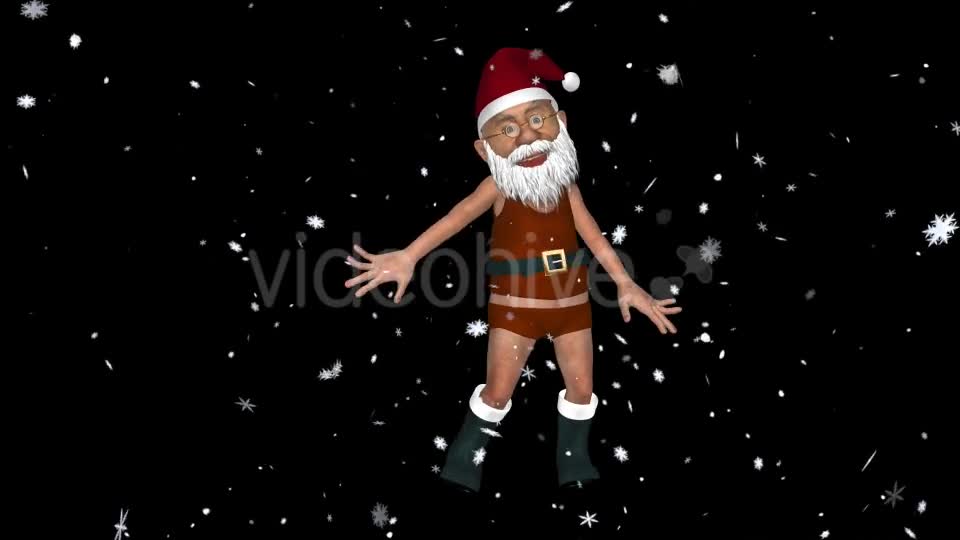 Santa Dancer & Snow Fall Pack of 2 Videohive 9854152 Motion Graphics Image 1