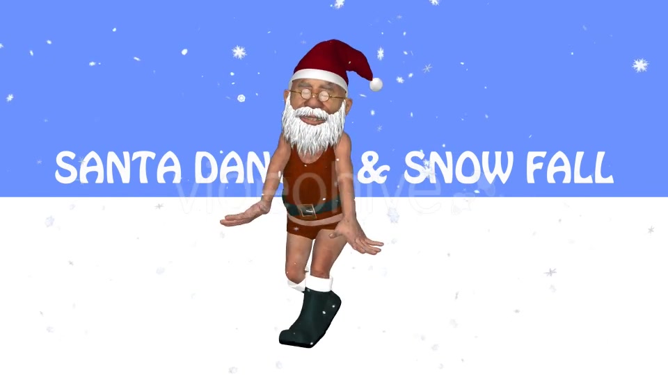 Santa Dancer & Snow Fall Pack of 2 Videohive 9854152 Motion Graphics Image 10
