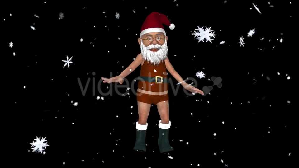 Santa Dancer & Snow Fall Pack of 2 Videohive 9854152 Motion Graphics Image 12
