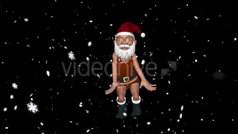 Santa Dancer & Snow Fall Pack of 2 Videohive 9854152 Motion Graphics Image 2