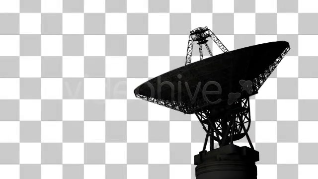 Satellite Dish Time Lapse on Night Sky Stars Videohive 4592857 Motion Graphics Image 8