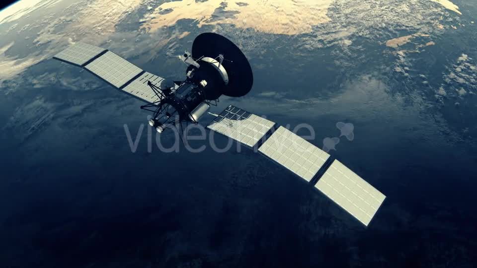 Satellite over Earth 3 Videohive 16700618 Motion Graphics Image 1