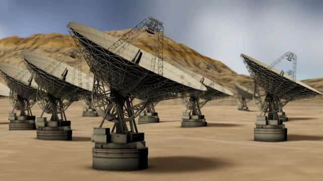 Satellite Technology Field in Desert Loop Videohive 4391663 Motion Graphics Image 7