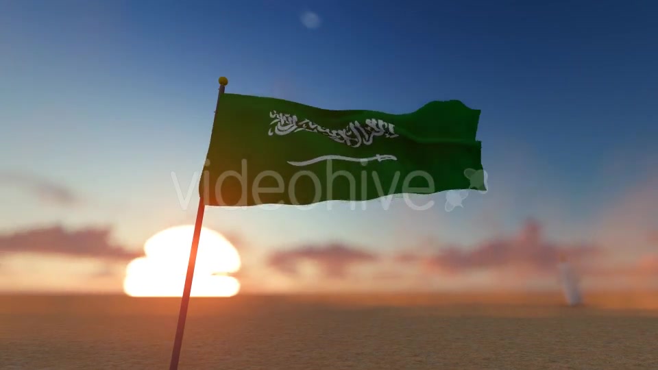 Saudi Arabia Flag and Walking Man Videohive 19501221 Motion Graphics Image 8