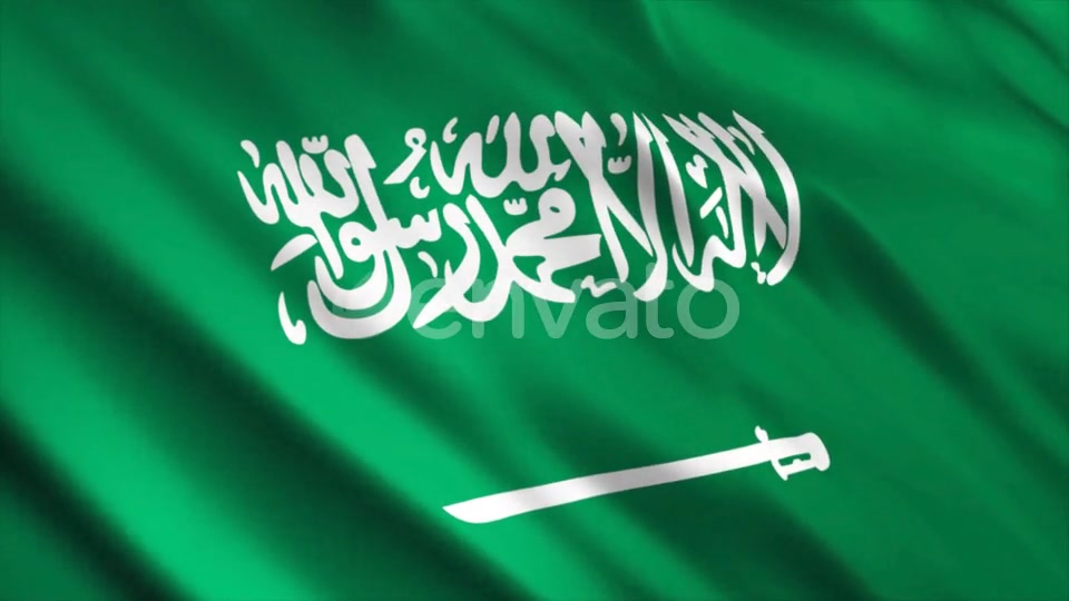 Saudi Arabia Flags Videohive 24638720 Motion Graphics Image 3