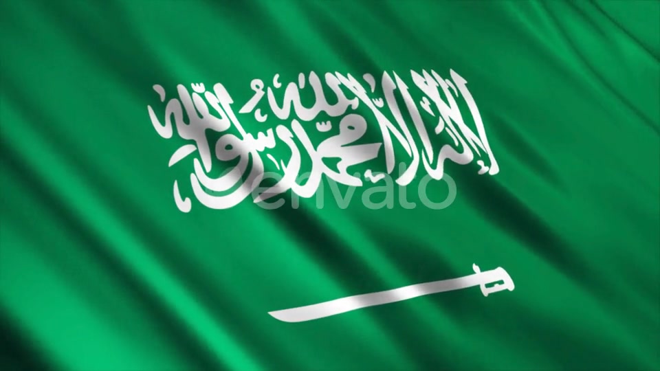 Saudi Arabia Flags Videohive 24638720 Motion Graphics Image 4