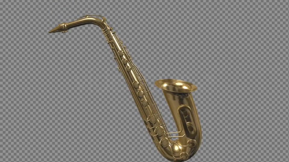 Saxophone Flying Over Screen Pack of 3 Videohive 12231861 Motion Graphics Image 3