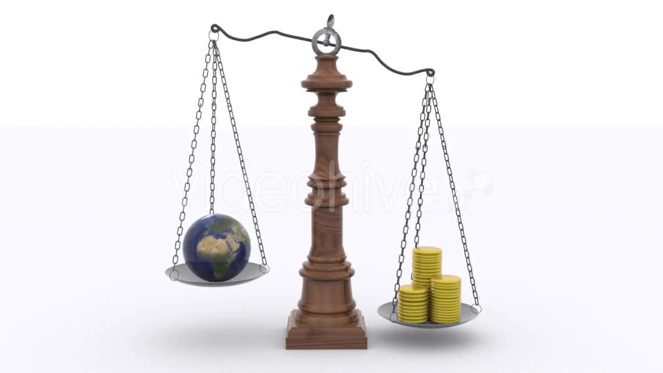 Scale Balance Of Wealth And Earth Resource Videohive 10860955 Motion Graphics Image 2