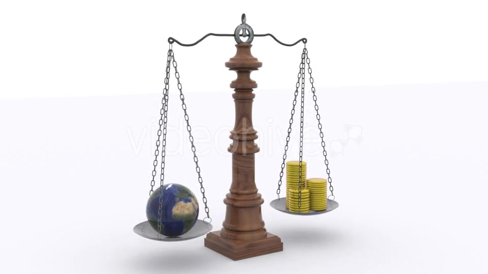Scale Balance Of Wealth And Earth Resource Videohive 10860955 Motion Graphics Image 4
