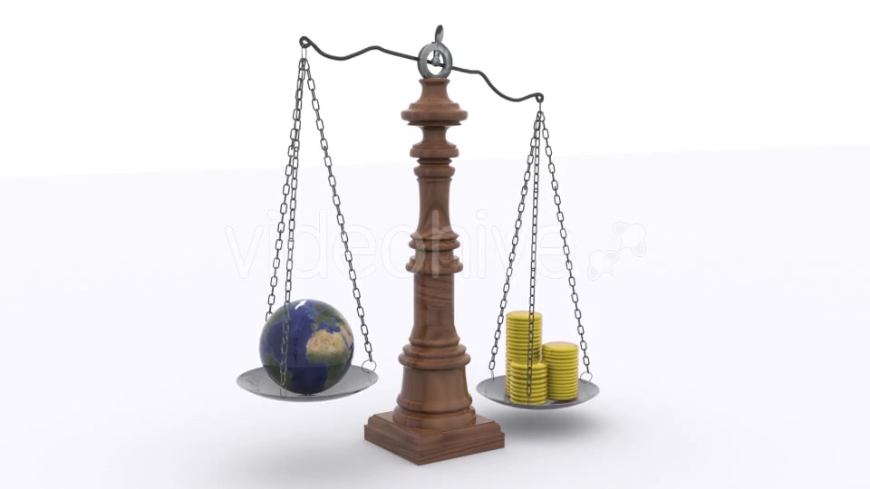 Scale Balance Of Wealth And Earth Resource Videohive 10860955 Motion Graphics Image 5