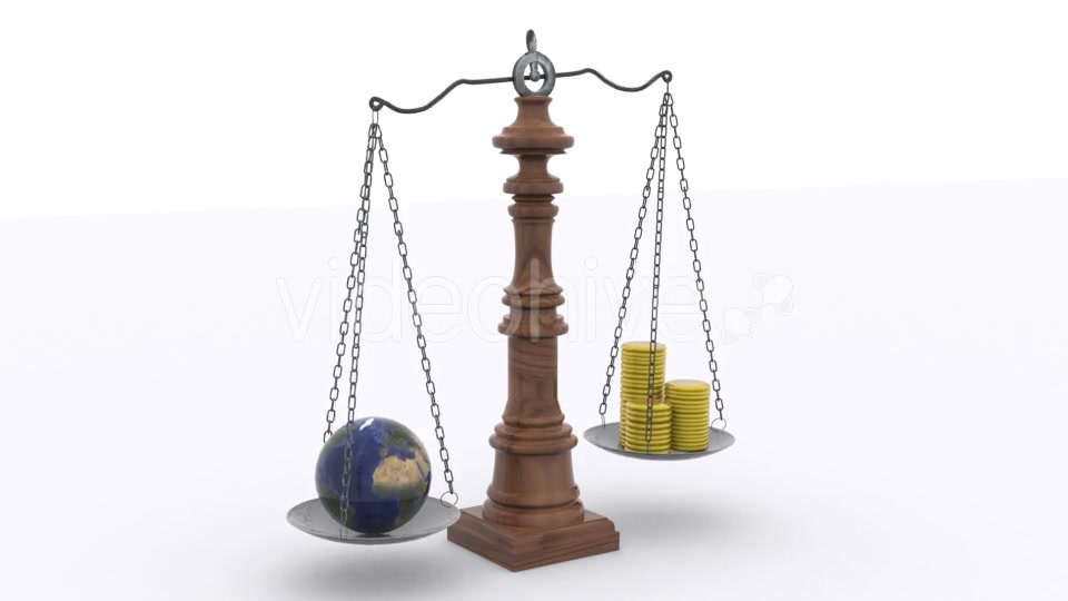 Scale Balance Of Wealth And Earth Resource Videohive 10860955 Motion Graphics Image 6