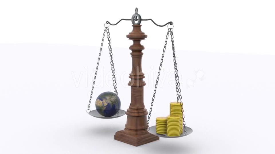 Scale Balance Of Wealth And Earth Resource Videohive 10860955 Motion Graphics Image 7