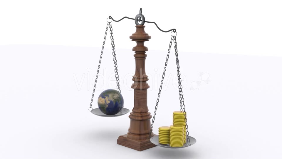 Scale Balance Of Wealth And Earth Resource Videohive 10860955 Motion Graphics Image 8