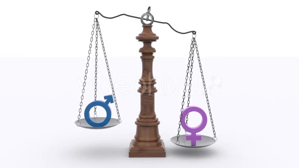 Scale Gender Equality Balance Videohive 14855387 Motion Graphics Image 2