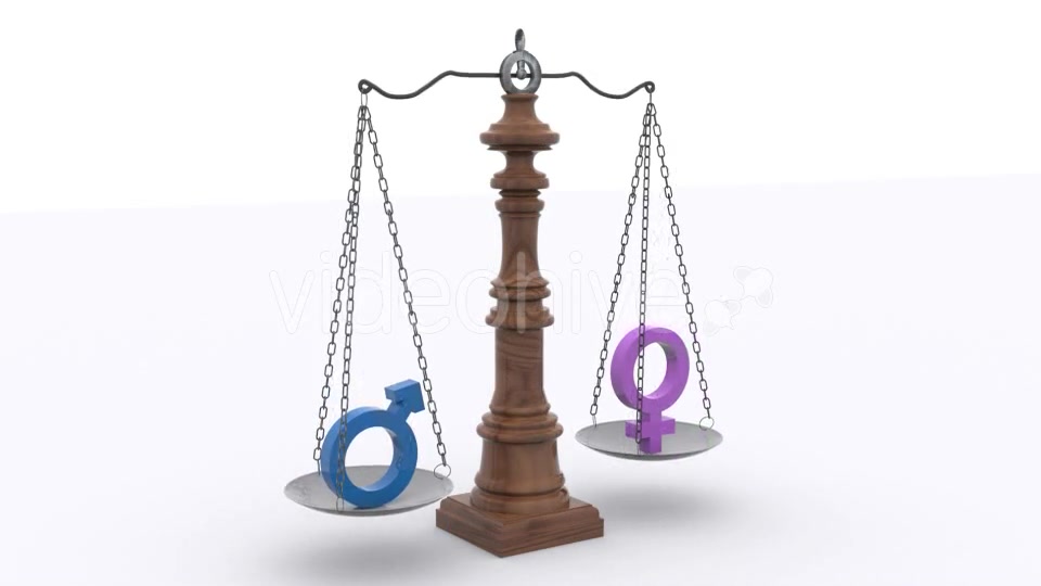 Scale Gender Equality Balance Videohive 14855387 Motion Graphics Image 4