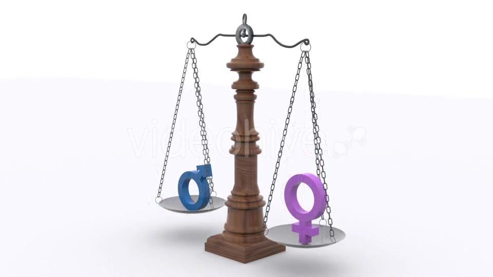 Scale Gender Equality Balance Videohive 14855387 Motion Graphics Image 7