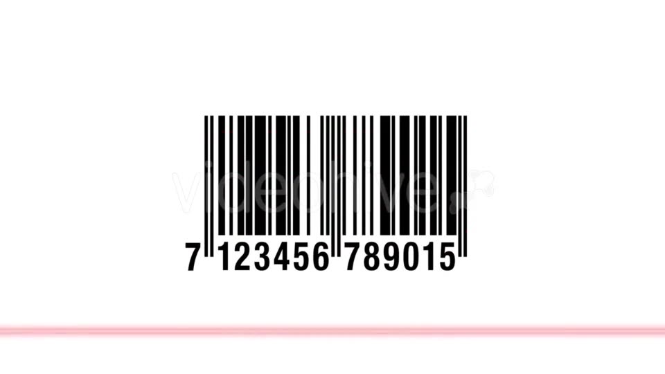Scanning EAN Barcode Isolated Videohive 20020823 Motion Graphics Image 4