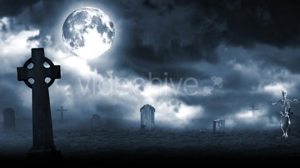 Scary Halloween Night Background Videohive 17356023 Motion Graphics Image 2