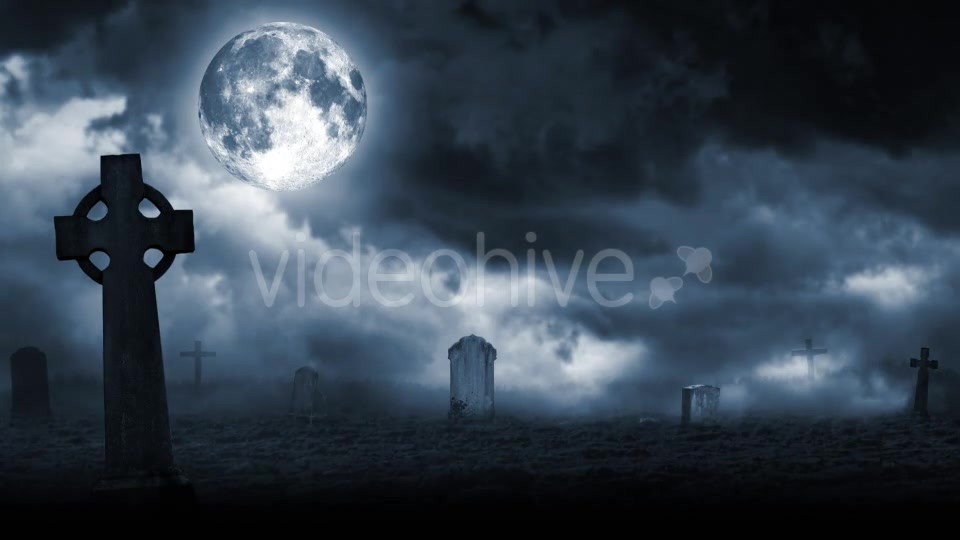 Scary Halloween Night Background Videohive 17356023 Motion Graphics Image 3