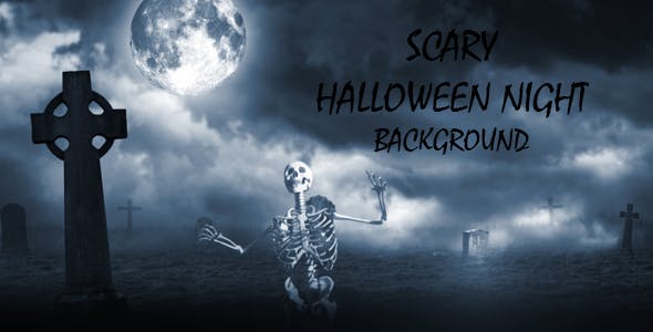 Scary Halloween Night Background - 17356023 Videohive Download